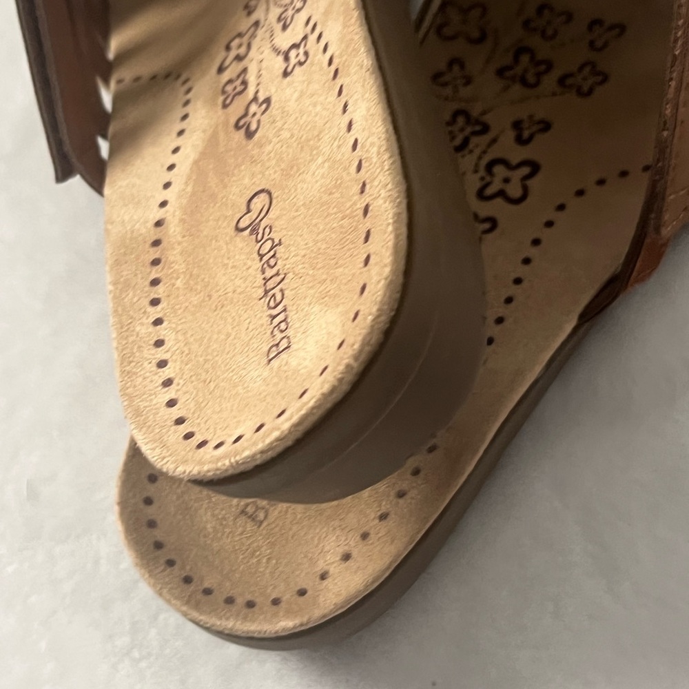 BareTraps Women's Tan and Cream Strappy Sandals, Size 11, NWT - Picture 6 of 12